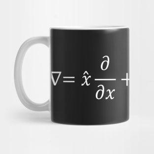 Nabla Operator Definition - Math And Calculus Basics Mug